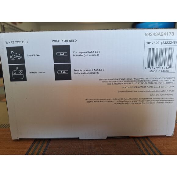 New! Sharper Image Stunt Strike Remote Control Stunt Car 360 - Picture 8 of 8